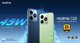 هاتف realme C63 يتفوق في فئته بشاحن سريع بقوة 45W  وضمان أداء يمتد لـ 48 شهراً